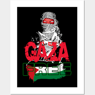 FREE GAZA Posters and Art